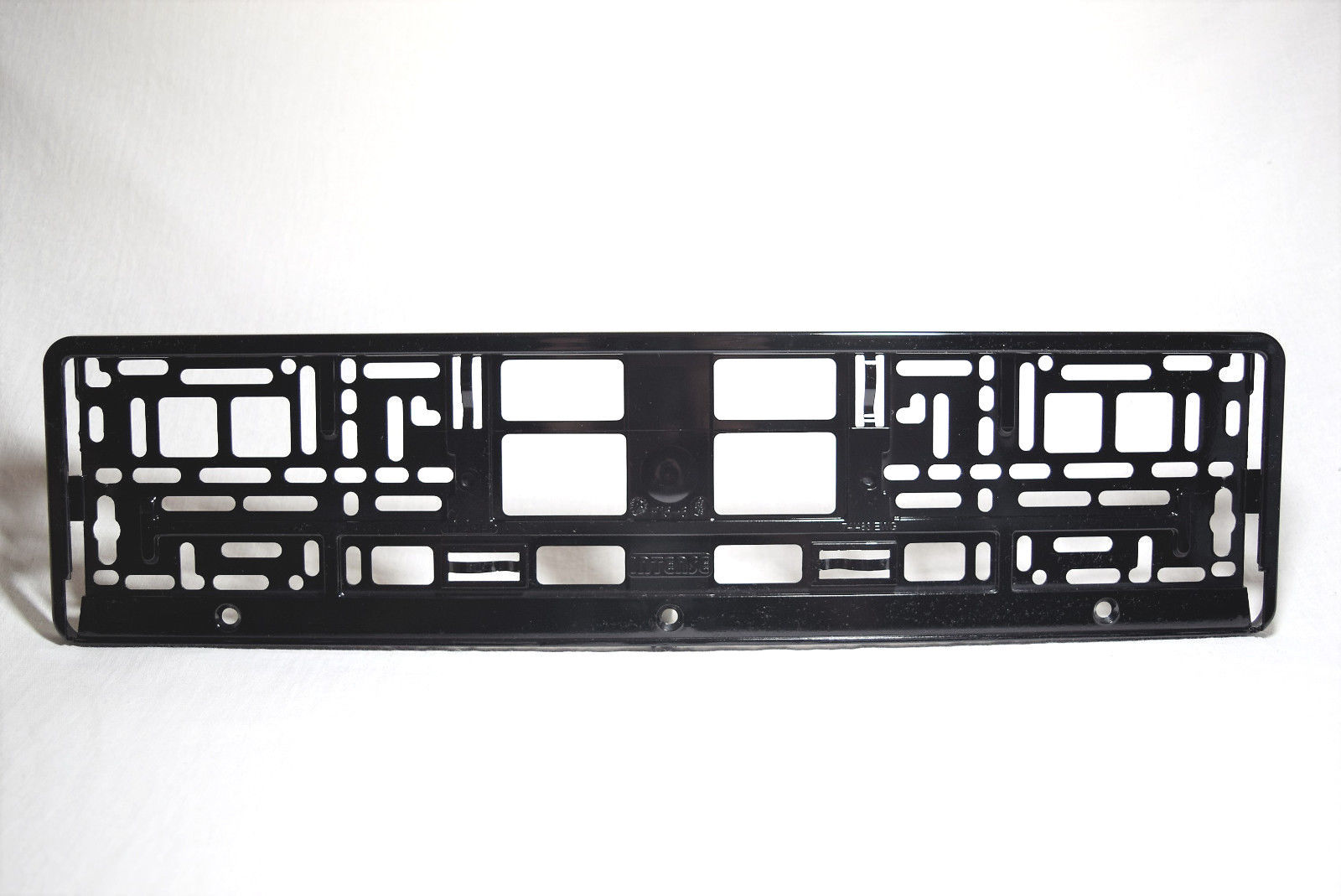 Carmotion 2 x High Gloss Metallized Number Plate Surrounds Holder Frame